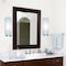 Designers Fountain Moderne 7.75in 1-Light Chrome Contemporary Indoor Wall Sconce with Frosted Glass Shade 6041-CH - alternate 2